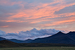 Sonnenuntergang am Salar de Surire