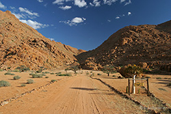 Weg zur Campsite