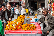 Blumenschmuck f&uuml;r die Pilger