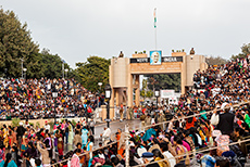Was f&uuml;r ein Get&uuml;mmel, Wagah Border