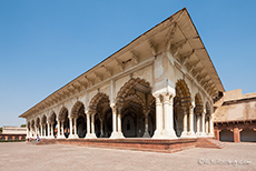 Diwan-i-Am, die &ouml;ffentliche Audienzhalle, Rotes Fort, Agra