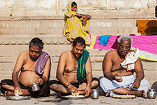 Fr&uuml;hst&uuml;ck am Ganges, Varanasi