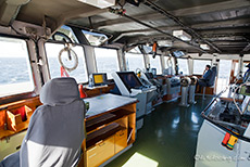 die Br�cke auf Deck 7