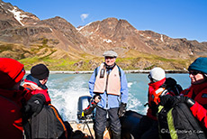 mit Ian geht es zur�ck zum Schiff