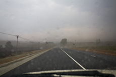 Regenfahrt