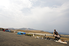 Einkaufsstop im Long Tom Pass
