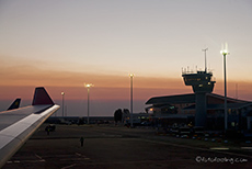 Flughafen Windhoek fr&uuml;h morgens