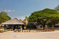 das Main Camp im Hwange Nationalpark