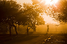 Fr&uuml;h morgens in Petauke