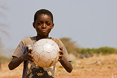 Fussball wird hier &uuml;berall gespielt