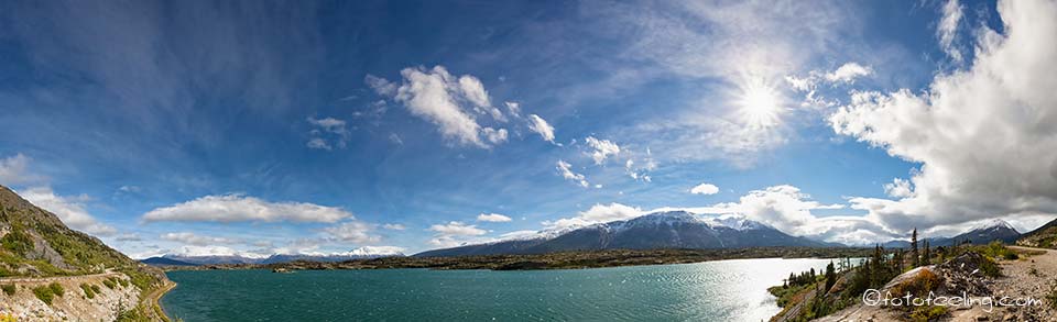 Windy Arm, Tagish Lake, Klondike Highway, Yukon Territory, Kanada